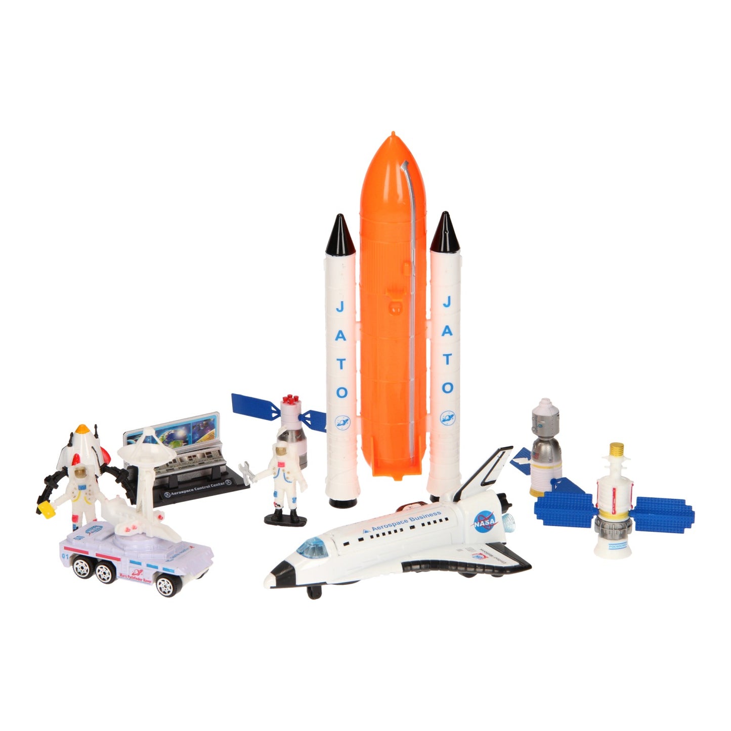 Johntoy space shuttle set groot met licht en geluid