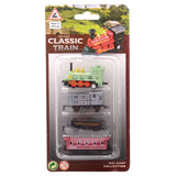 Johntoy locomotief speelset 4-delig op kaart die-cast 4 assorti - afbeelding 3