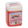 Johntoy regenboog glitter slijm