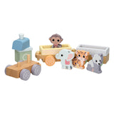 Joueco houten trein wilde dieren - afbeelding 4