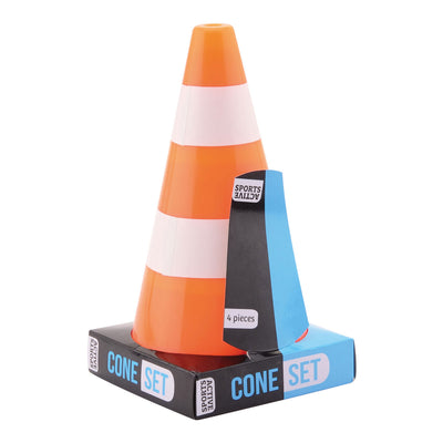 Sports active oranje witte pylonnen, 4st.