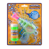 Johntoy bellenblaas pistool - bellenblaasmachine - bellenblazer - met navulling - speelgoed - kunststof - blauw - groen - roze - afbeelding 2