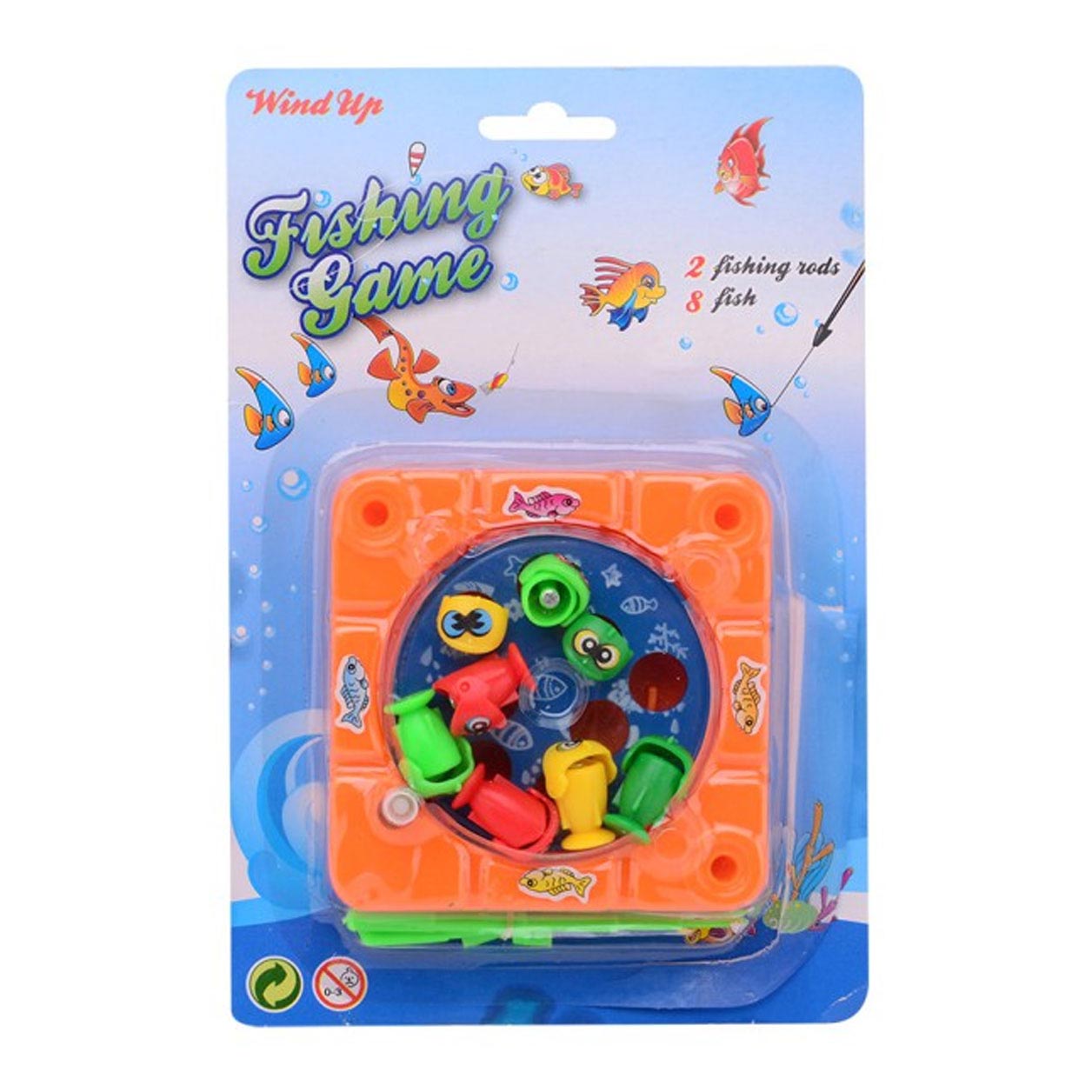 Johntoy opwindbaar magnetisch visspel