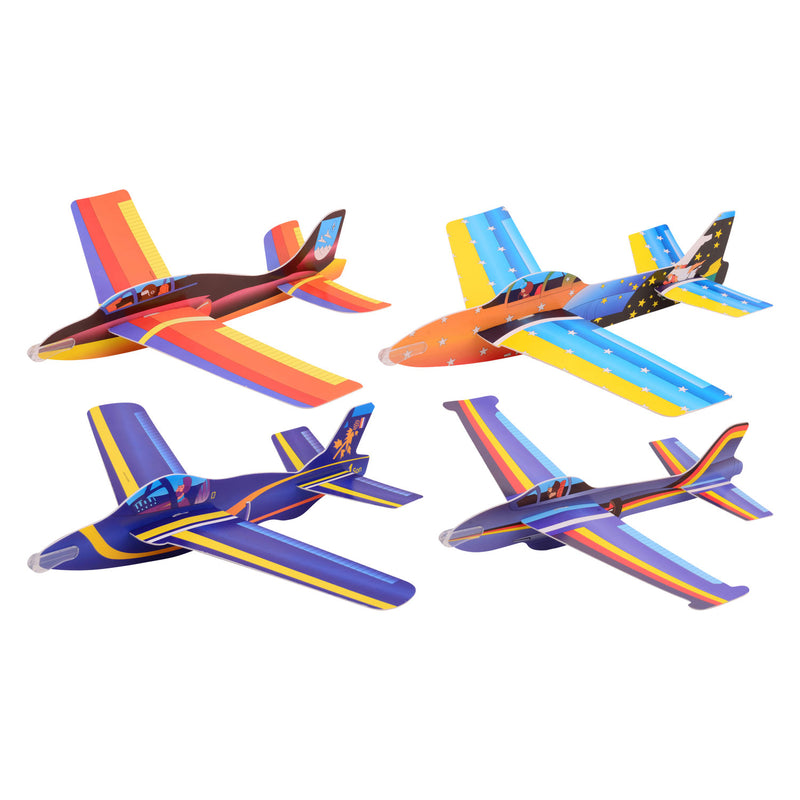 Johntoy foam vliegtuig jumbo, 45cm