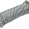 Mack 1013976 - pp gevlochten wit blauw streng6mm 20m | 5 stuks