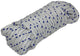 Mack 1013977 - pp gevlochten wit blauw streng8mm 15m | 5 stuks
