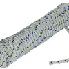 Mack 1013978 - pp gevlochten wit blauw streng10mm 15m | 5 stuks