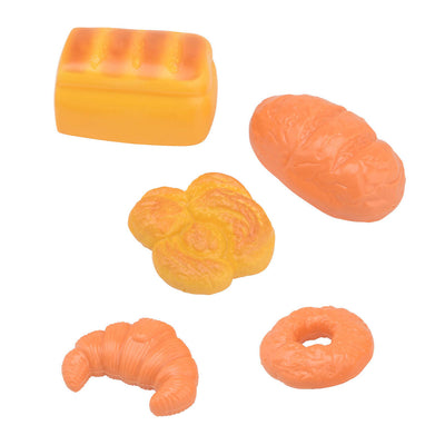 Johntoy speelgoed broodset - broodzak met brood 5 stuks - rollenspel.