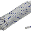Mack 1013979 - pp gevlochten wit blauw streng12mm 15m | 5 stuks