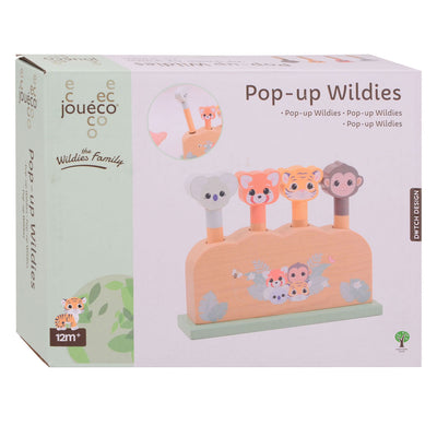Jouéco joueco the wildies houten pop-up wildies