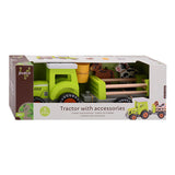Joueco tractor met accessoires - afbeelding 2