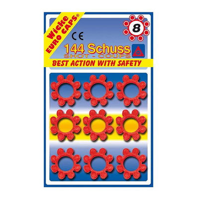 Johntoy klappertjes 8 shot met 18 ringen op kaart