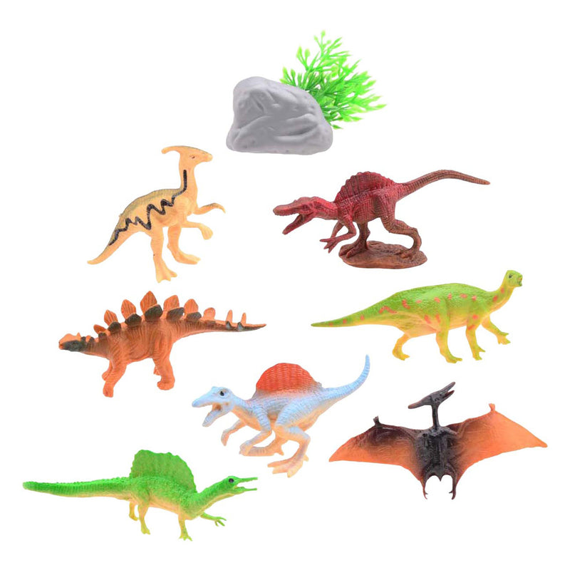 Johntoy animal world - dino speelset, 8dlg.