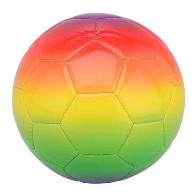Johntoy regenboog voetbal - 20cm