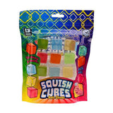 Johntoy anti stress squeeze kubussen, 12st. - afbeelding 1