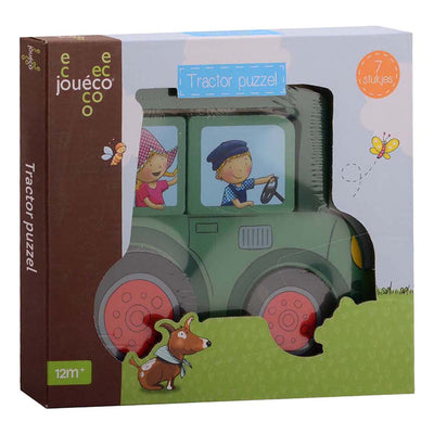 Johntoy fien teun tractor puzzel. 2+ | 2 stuks