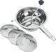 Metaltex milly groentenmolen roerzeef rvs met 3 inzetten 24cm