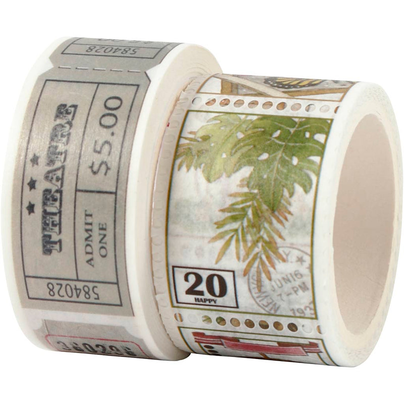 Https: www.cchobby.nl masking-tape-ticket-en-natuurmotieven-l-3-5-m-b-20-25-mm-2-rol-1-doos