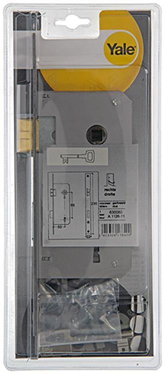 Yale 1019014 - 1 dubbel insteekslot rechts a1126 50mm | 3 stuks