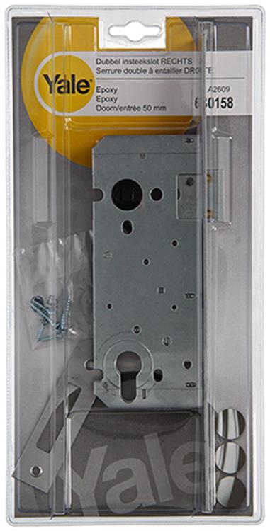 Yale 1019053 - 1 insteekslot z cil.dubbel r a2609 50mm | 3 stuks