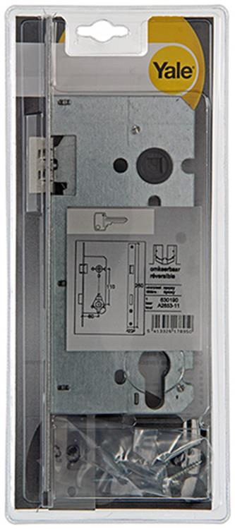 Yale 1019065 - 1 dubb.cil.insteekslot omkeerba2653 60mm | 3 stuks