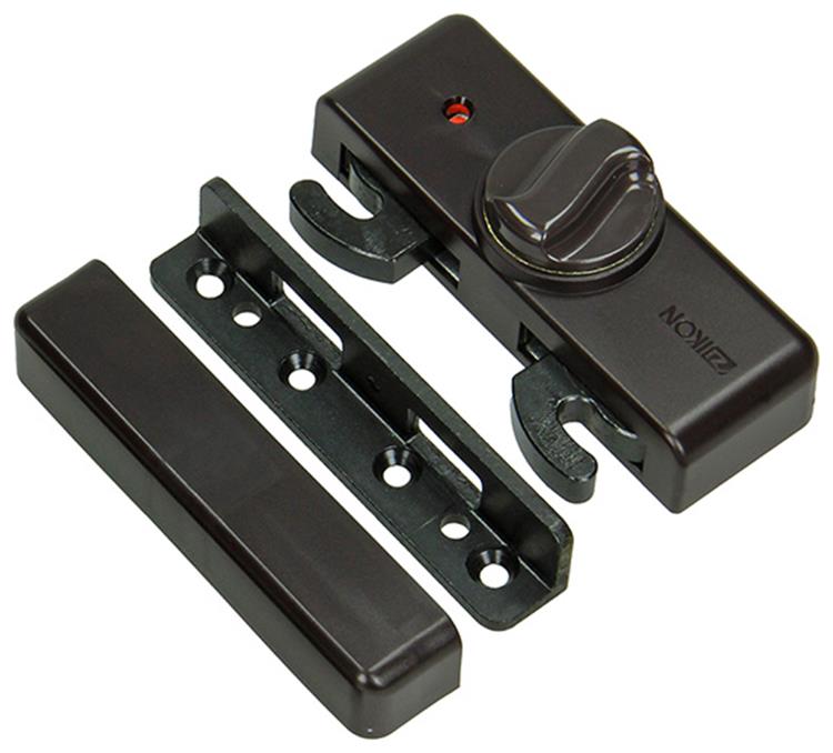 Yale 1019092 - vensteroplegslot, bruin | 5 stuks