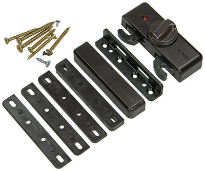 Yale 1019092 - vensteroplegslot, bruin | 5 stuks