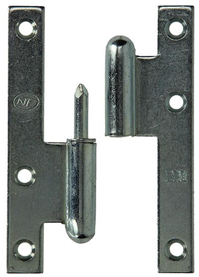 Yale 1019135 - 3 stalen paumellen verzinkt links 110x60mm | 5 stuks