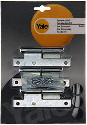 Yale 1019135 - 3 stalen paumellen verzinkt links 110x60mm | 5 stuks - afbeelding 3