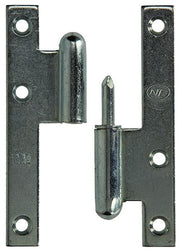 Yale 1019136 - 3 stalen paumellen verzinkt rechts 110x60mm | 5 stuks - afbeelding 5