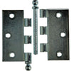 Yale 1019137 - 3 bolknopscharnieren verzinkt 76x76mm | 2 stuks