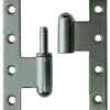 Yale 1019149 - 3 zware paumel.verz.rechte hoek links 110x80mm | 5 stuks