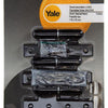 Yale 1019156 - 3 zware paumellen zwart geplast.links 110x70mm | 5 stuks