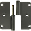 Yale 1019161 - 3 paumellen inox, afger.hoekenlinks 80x80mm | 5 stuks