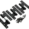 Yale 1019163 - 3 zware paumellen zwart geplast.links 110x80mm | 5 stuks