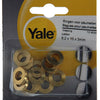 Yale 1019169 - 12 ringen voor paumellen messing 8,2x15x3mm | 5 stuks