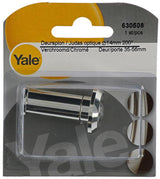 Yale 1019201 - deurspion 200° verchroomd 14mm | 3 stuks - afbeelding 2