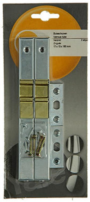 Yale 1019204 - 2 buisschuiven verzinkt 17x13mm 160mm | 5 stuks - afbeelding 2