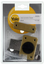 Yale 1019218 - 1 draaischuif + veer gelakt 45mm | 2 stuks - afbeelding 3