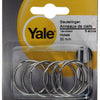Yale 1019227 - 6 sleutelringen 30mm | 10 stuks