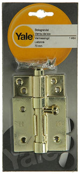 Yale 1019229 - 1 boksgrendel vermessingd 70mm | 5 stuks - afbeelding 2