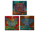 Grafix diamond painting op canvas | tijger | formaat 30x30cm | diamond painting pakket volledig | thema dieren | diamond painting op canvas | inclusief diamond painting pen en schudbakje | eindresultaat ophangen aan de muur