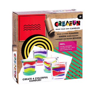 Creafun hobbyset maak je eigen kaarsen | 2 stuks