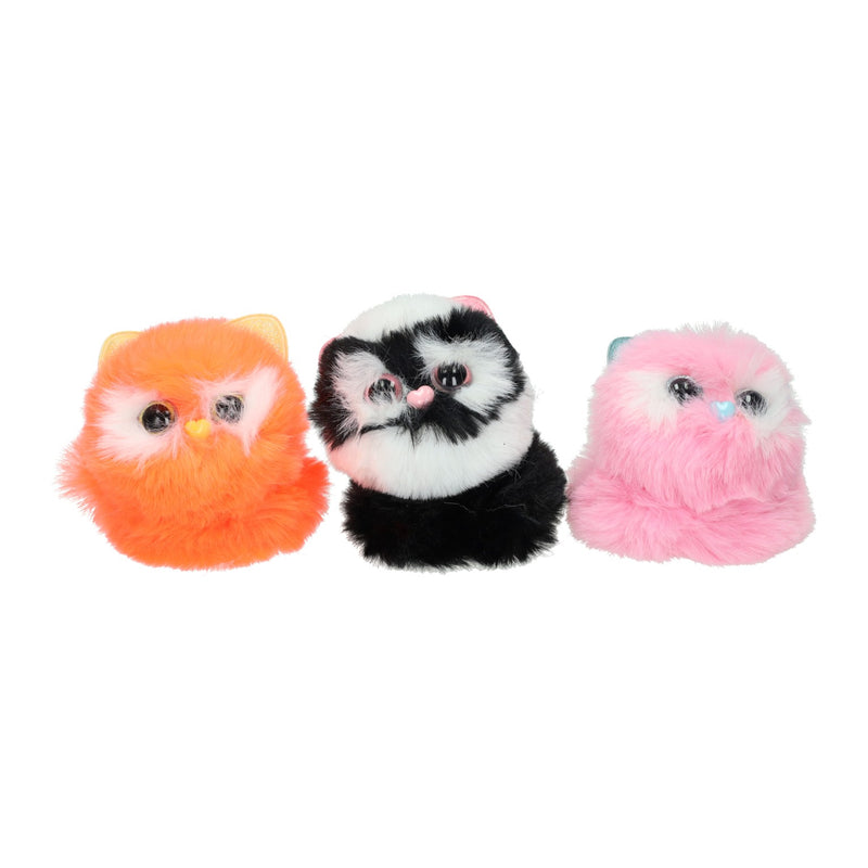 Johntoy pluizige kitten met lange staart