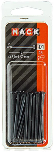Mack 1017182 - staalnagel bvk staal geblauwd 45 gr 3,0 x 50 mm | 10 stuks - afbeelding 3