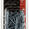 Mack 1017198 - plafondnagel staal verzinkt 90 gr 2,0 x 25 mm | 5 stuks