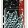 Mack 1017210 - kram staal verzinkt 100 gr 3,0 x 30 mm | 5 stuks