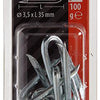 Mack 1017211 - kram staal verzinkt 100 gr 3,5 x 35 mm | 5 stuks