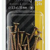 Mack 1017226 - spaanplaatschroef vz kop geelverz.24 st 3,5 x 35 mm | 10 stuks
