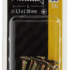 Mack 1017229 - spaanplaatschroef vz kop geelverz.14 st 3,5 x 50 mm | 10 stuks
